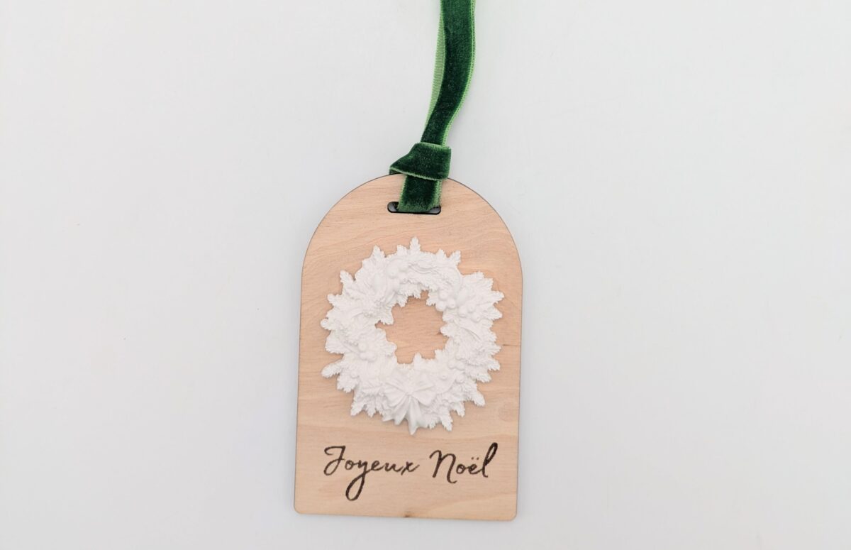 Décor en Plâtre Parfumé avec Message – Mon Beau Sapin – Image 3