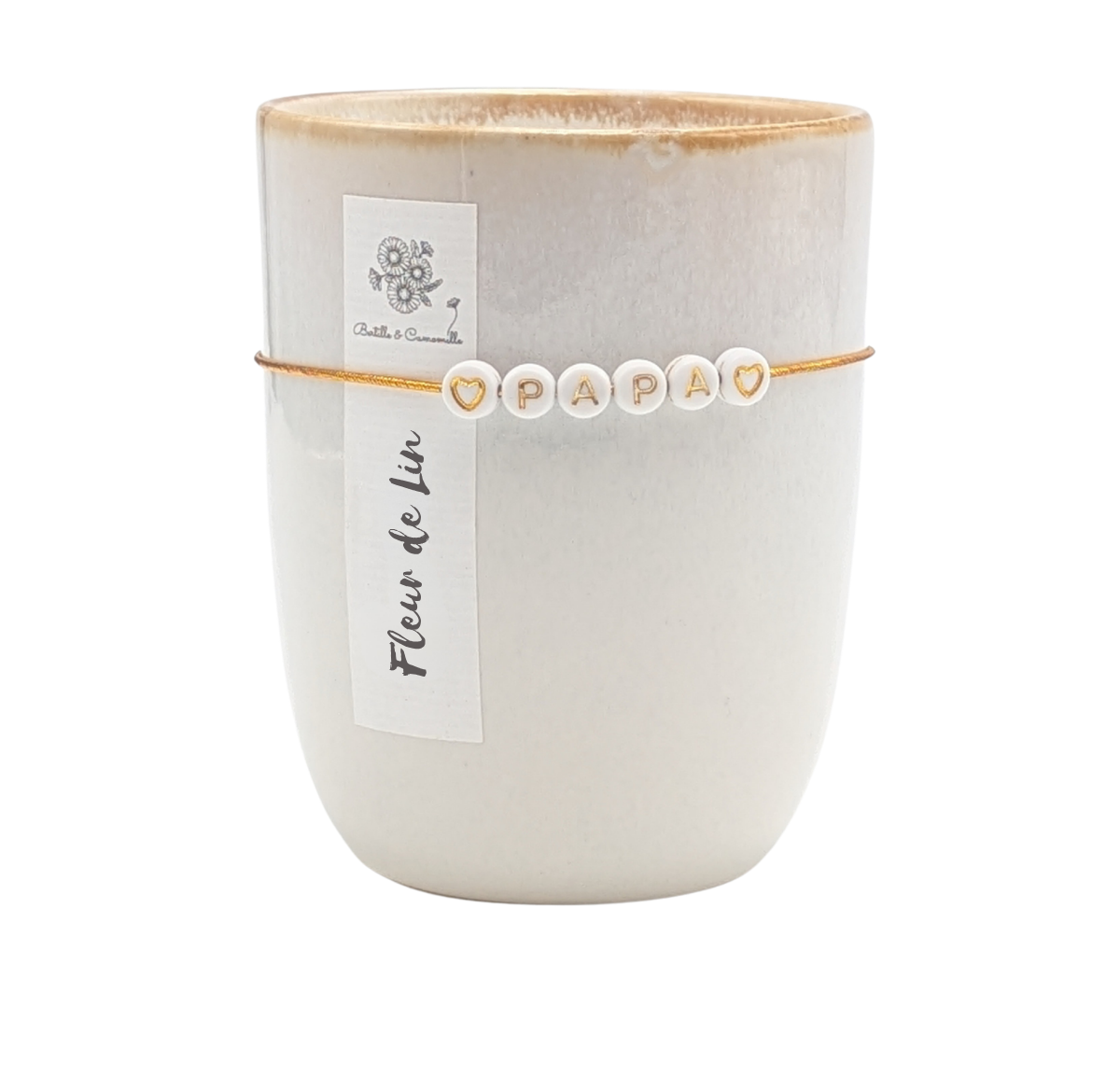 Bougie Message Fleur de Lin