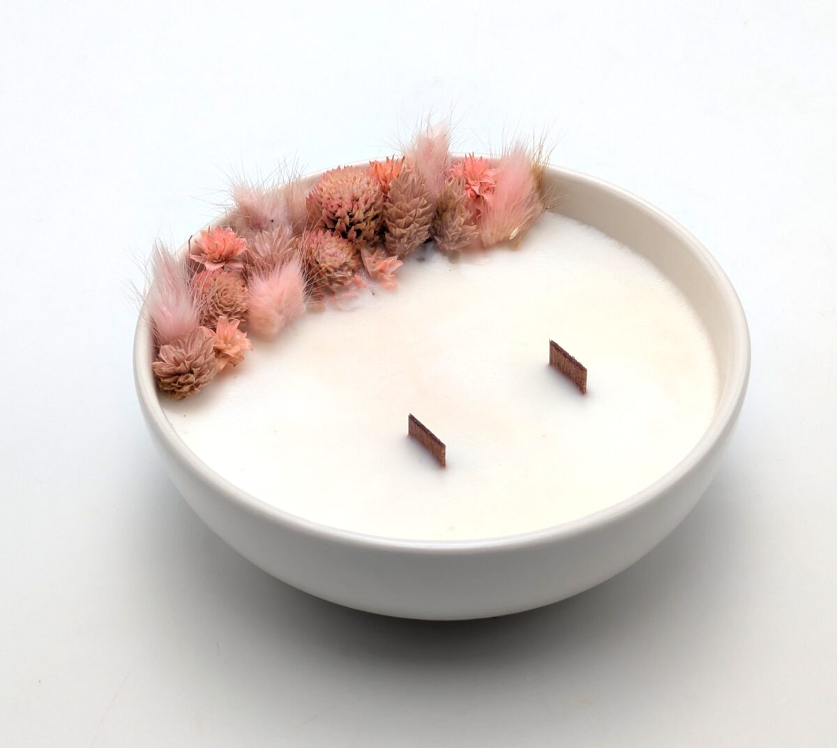 Grande Bougie Fleurs Séchées - Fleur de Tiaré