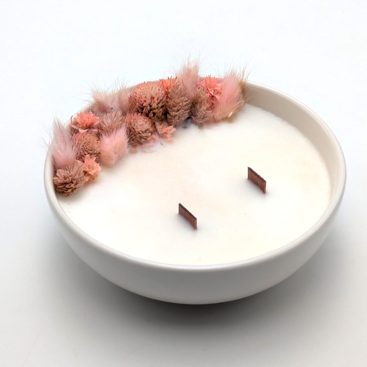 Grande Bougie Fleurs Séchées - Fleur de Tiaré