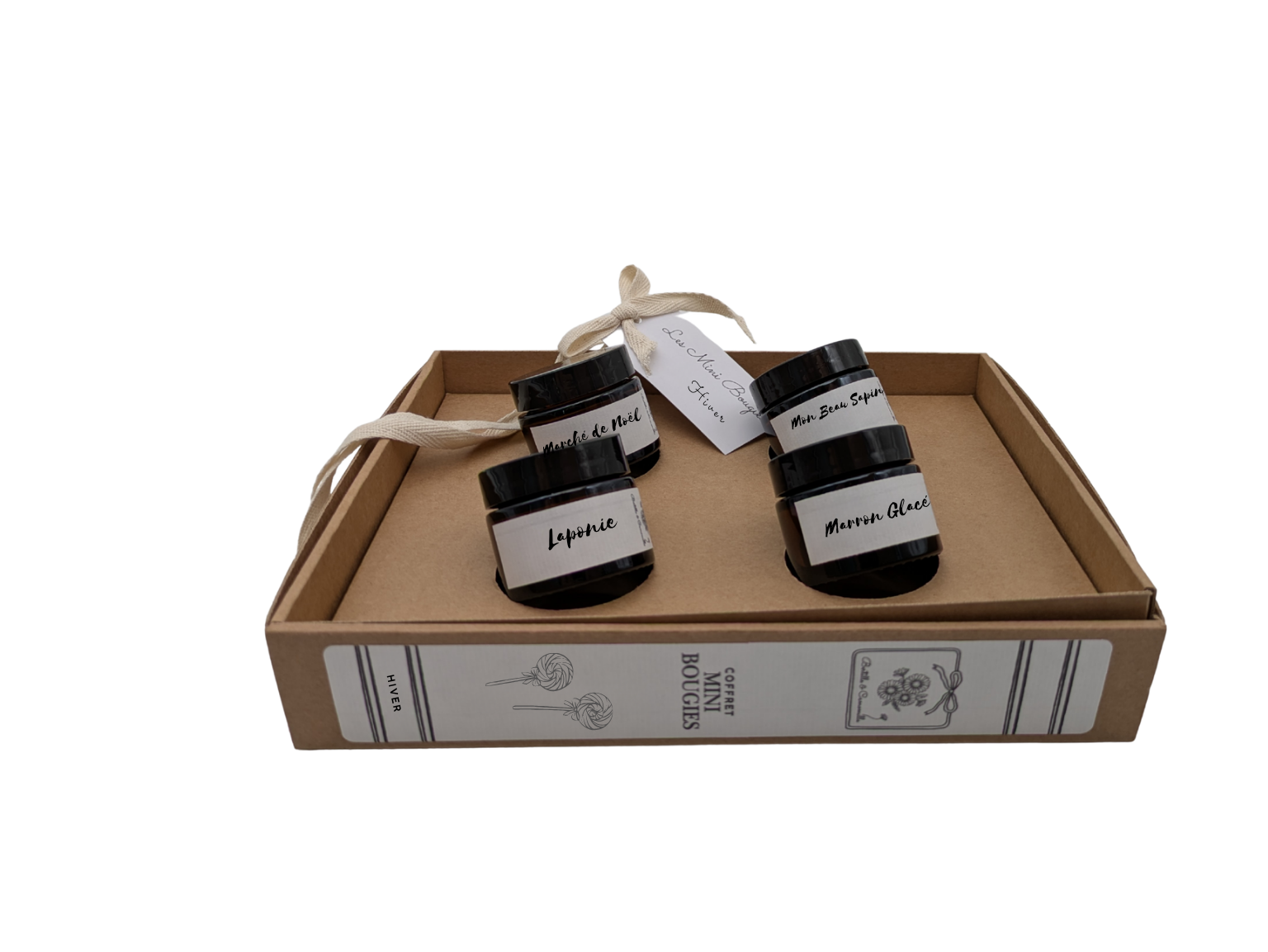 Coffret les mini bougies hiver