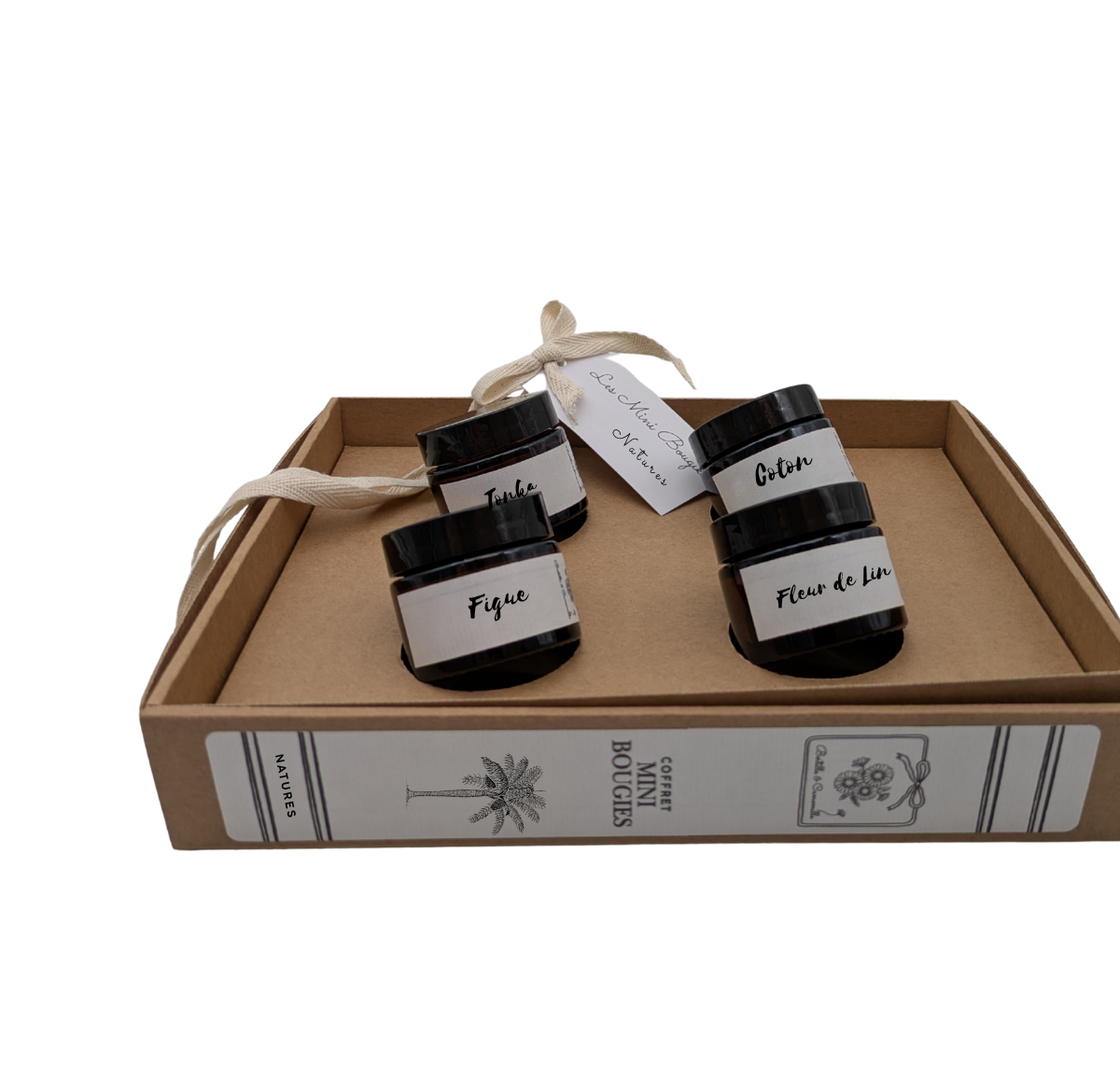 Coffret les mini bougies natures