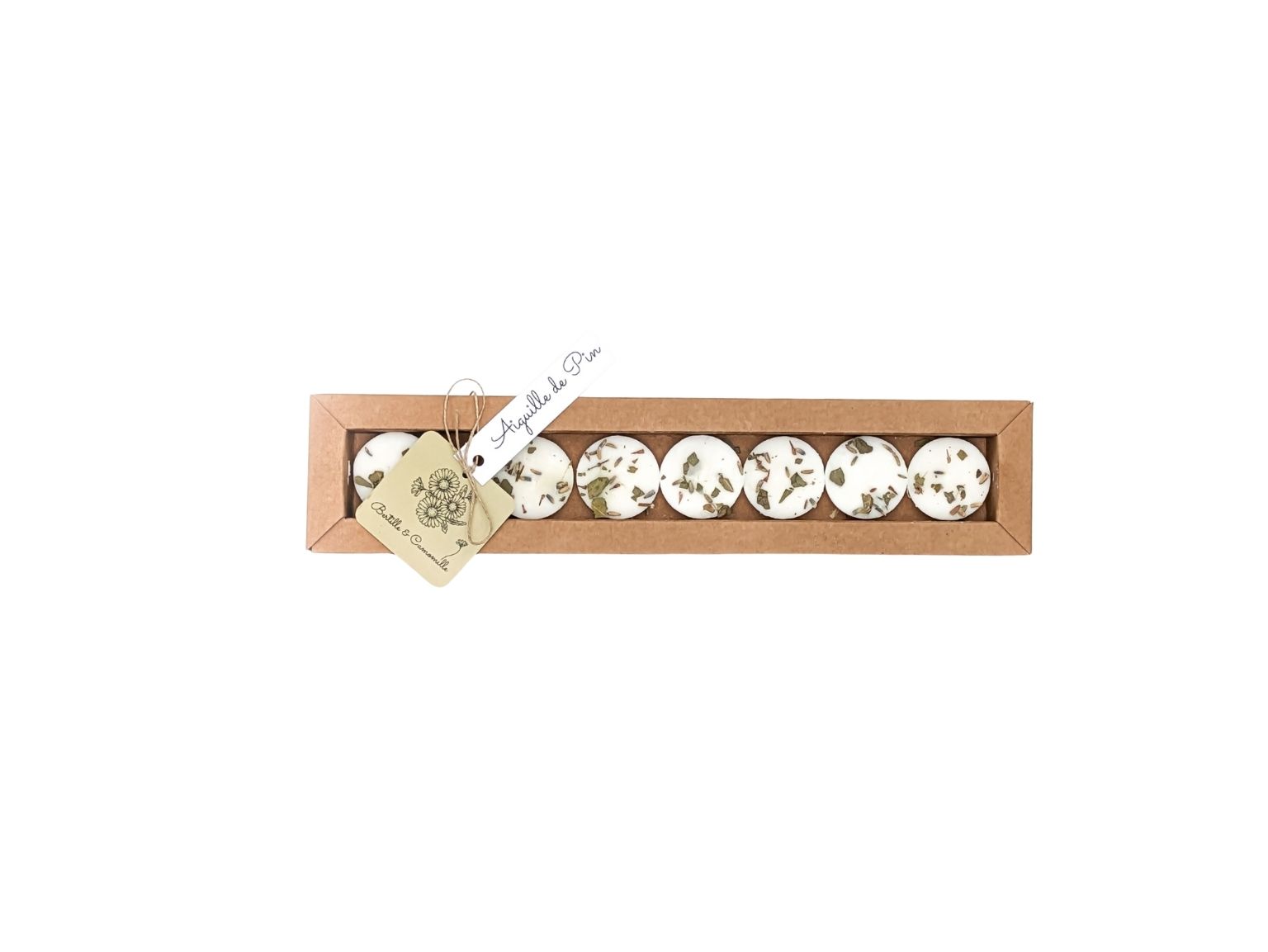 Boite de 8 Fondants parfumés Aiguille de Pin 10