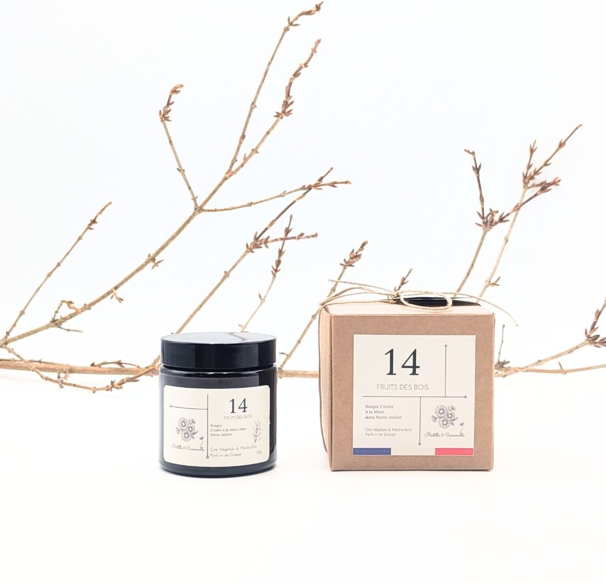 Bougie Apothicaire 100g - Fruits des Bois