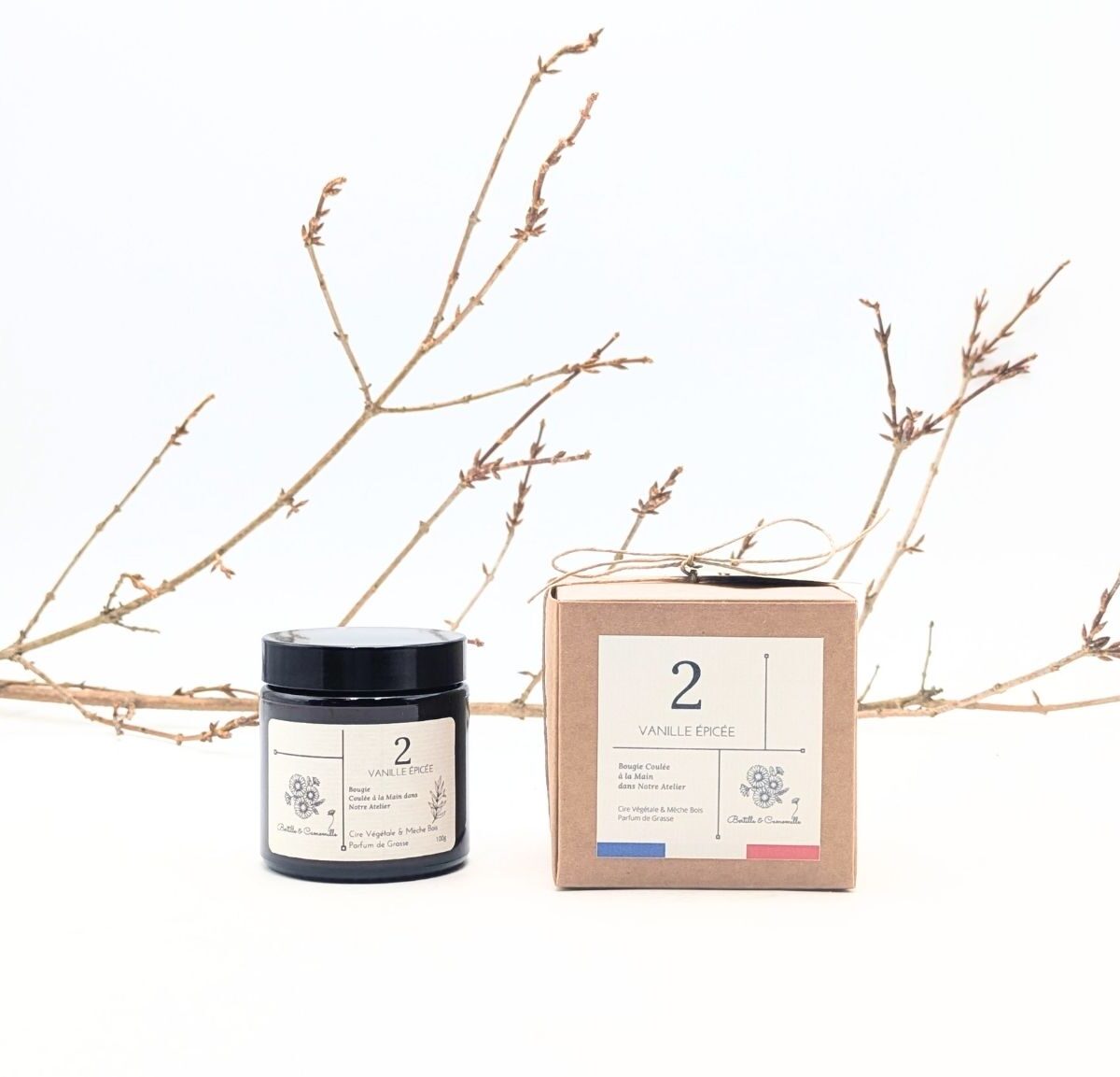 Bougie Parfumée Vanille Epicée 2