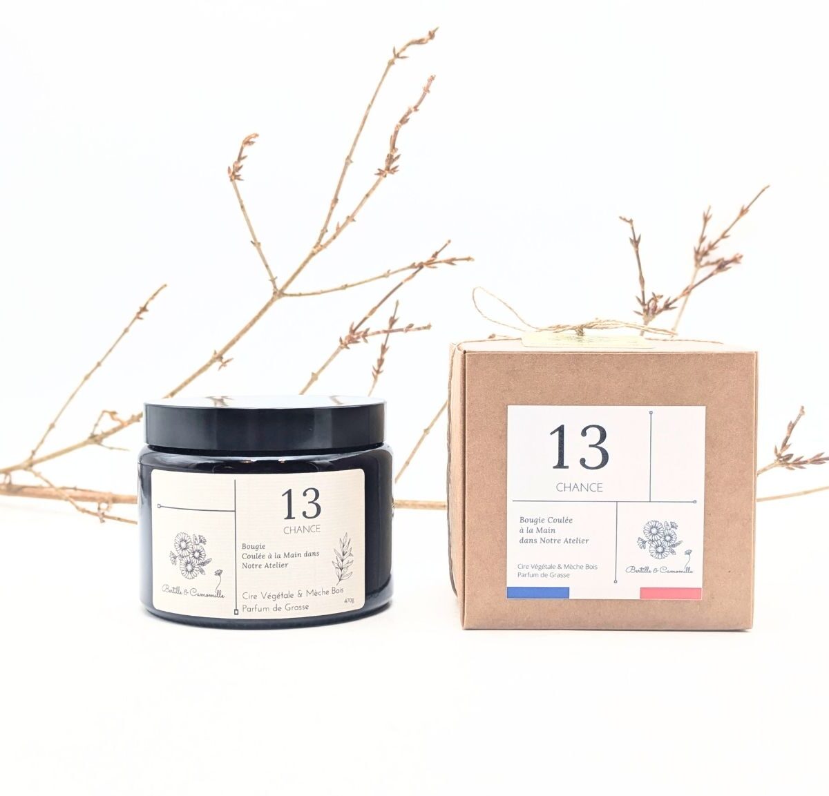 Bougie Parfumée Chance 13 - Grande 470 Gr