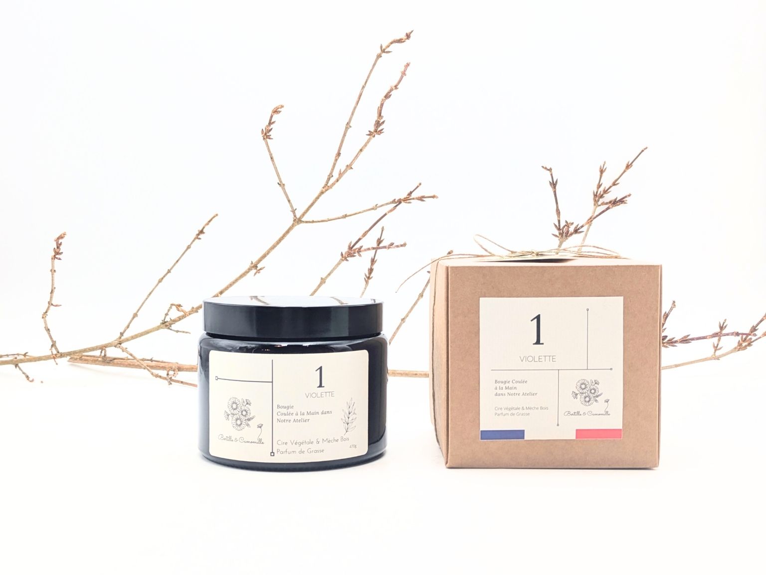 Bougie Parfumée Violette 1
