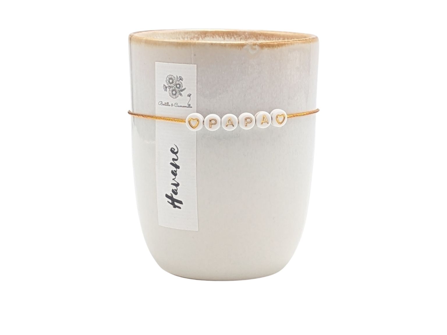 Bougie Message Havane