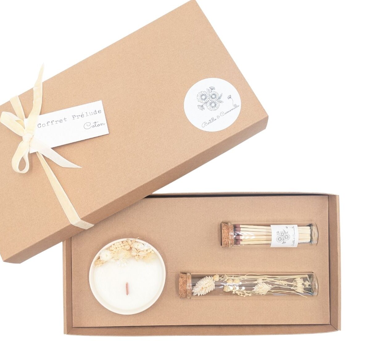 Coffret Bougie Prélude Coton