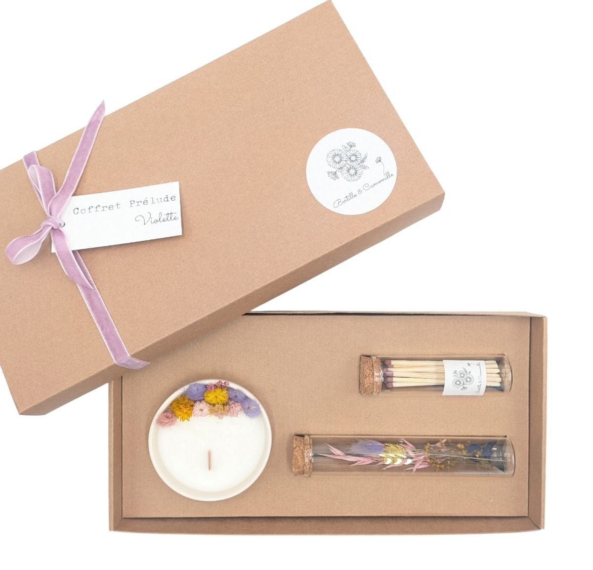 Coffret Bougie Prélude Violette