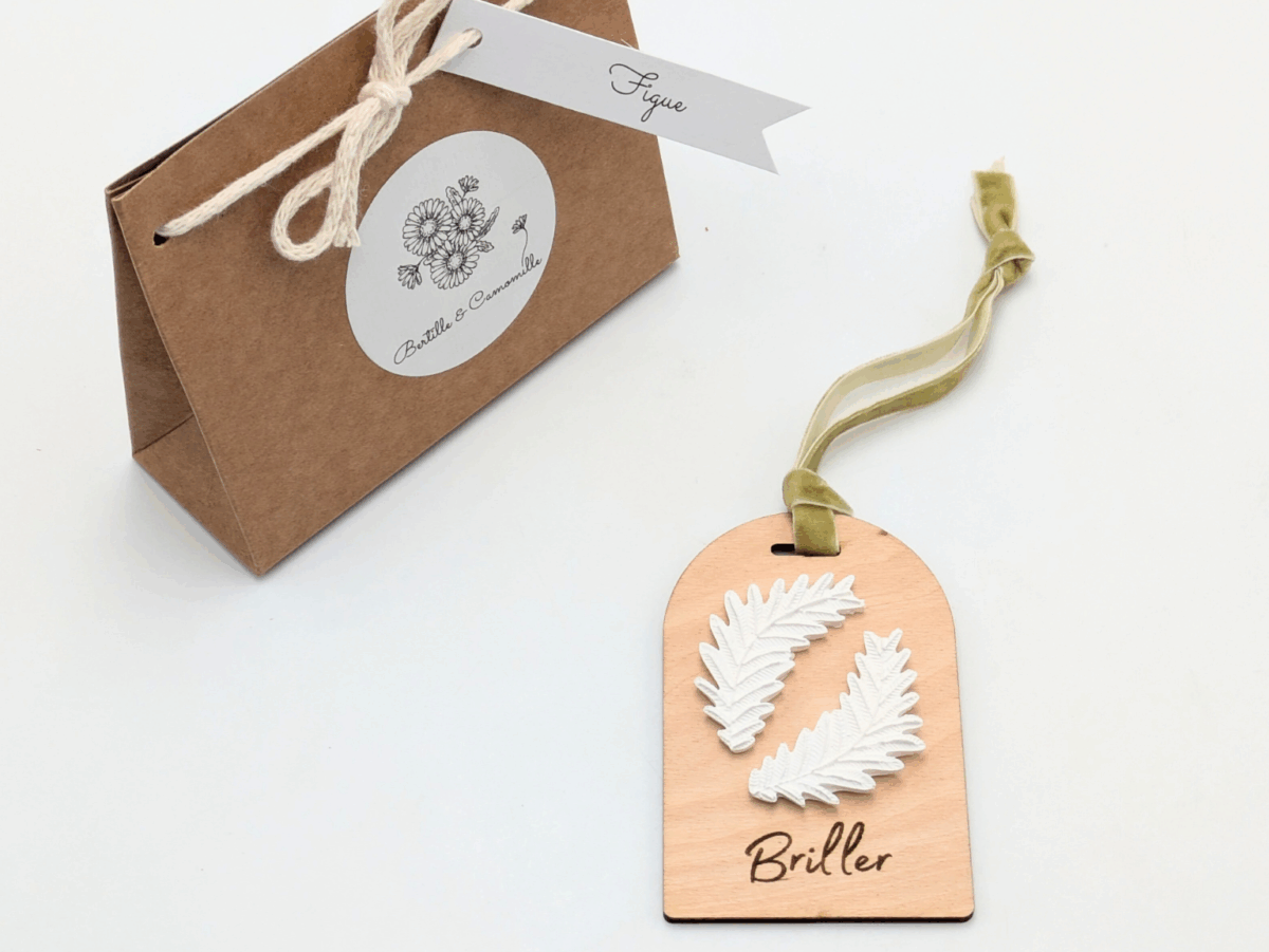 Décor en Plâtre Parfumé avec Message – Figue – Image 2