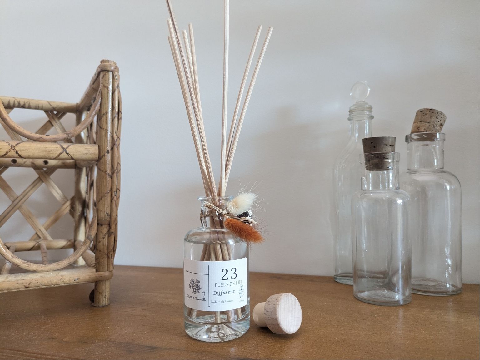 Diffuseur de Parfum 100 ml Verre Cardamome 20 – Image 2