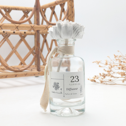 Diffuseur en plâtre 100ml, Fleur de Lin 23.