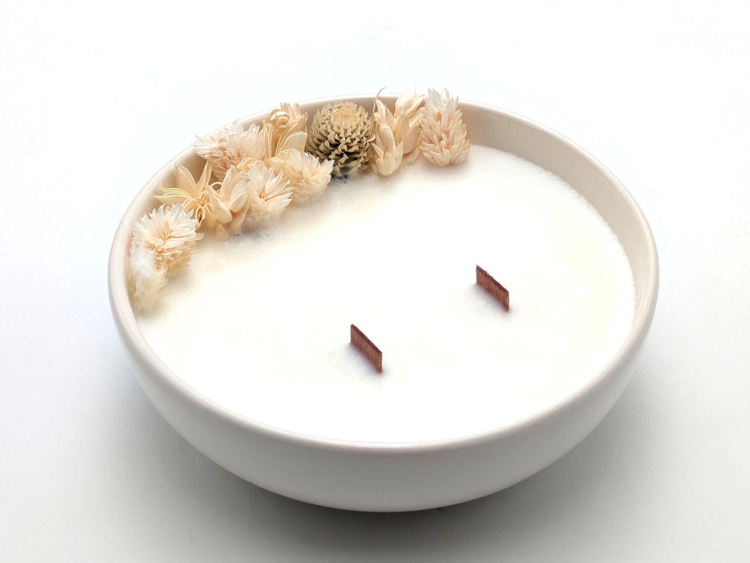 Bougie Fleurs Séchées - Parfumée Coton – Image 2