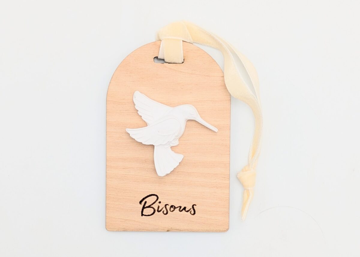 Décor en Plâtre Parfumé avec Message – Coton – Image 3