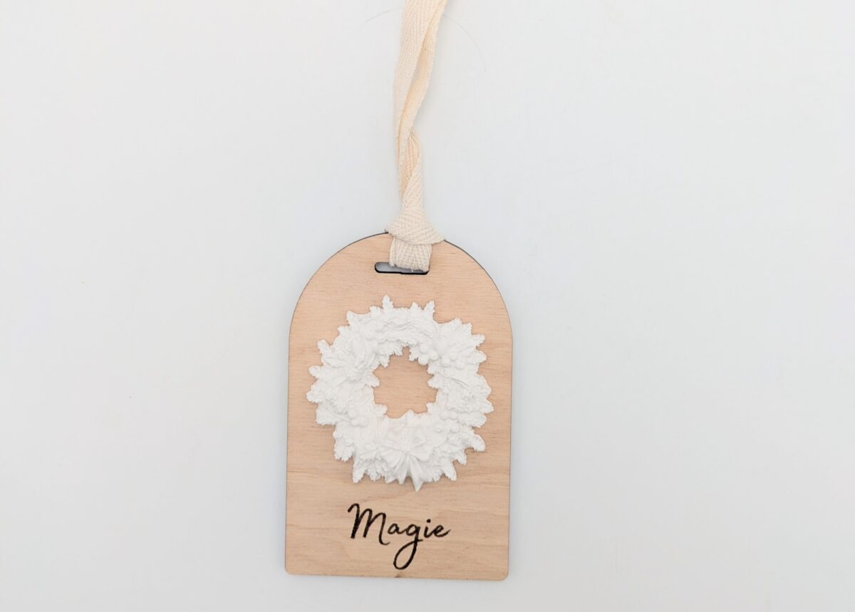 Décor en Plâtre Parfumé avec Message – Marché de Noël – Image 3