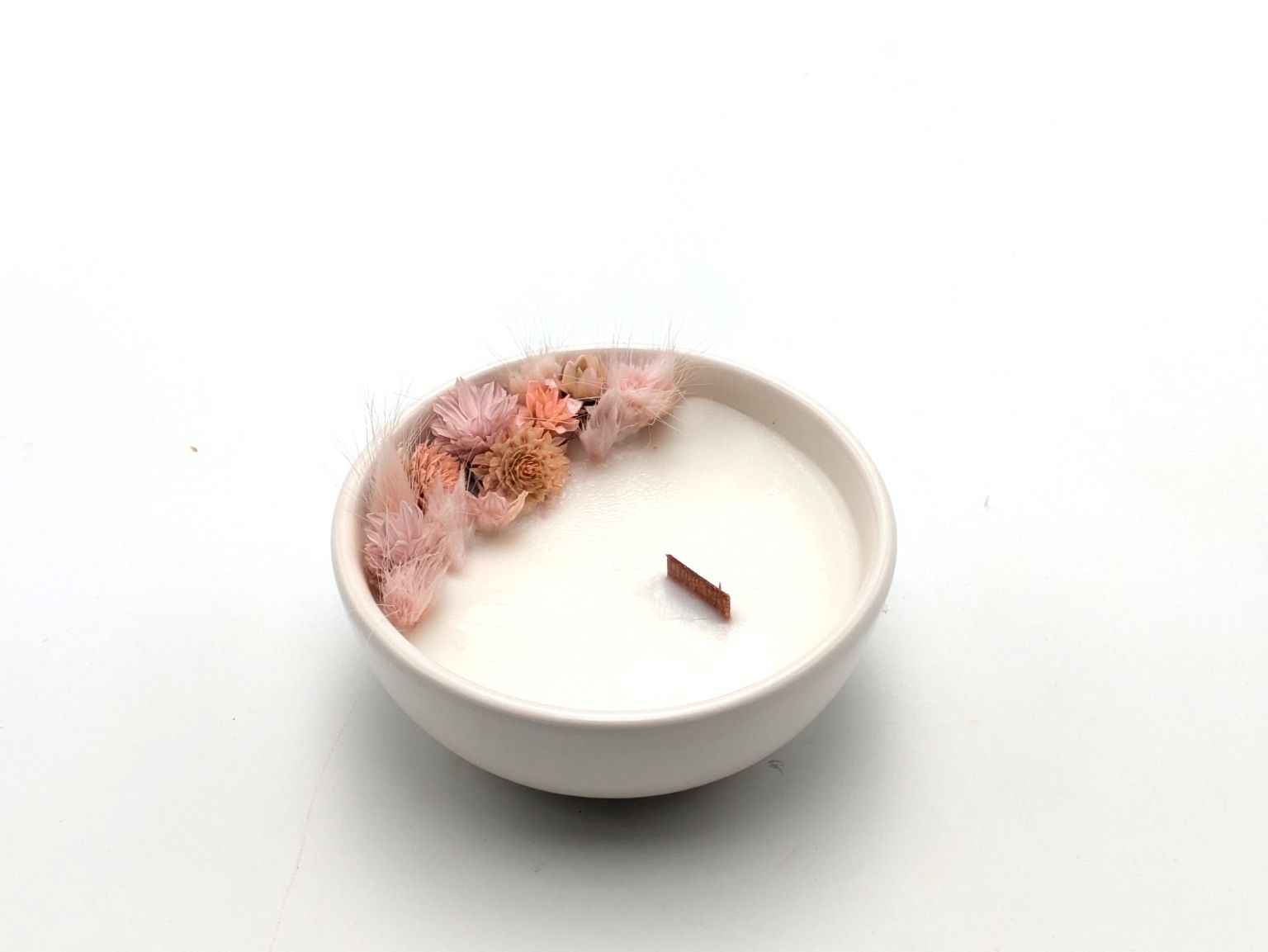 Mini Bougie Fleurs Séchées - Parfumée Fleur de Tiaré – Image 2