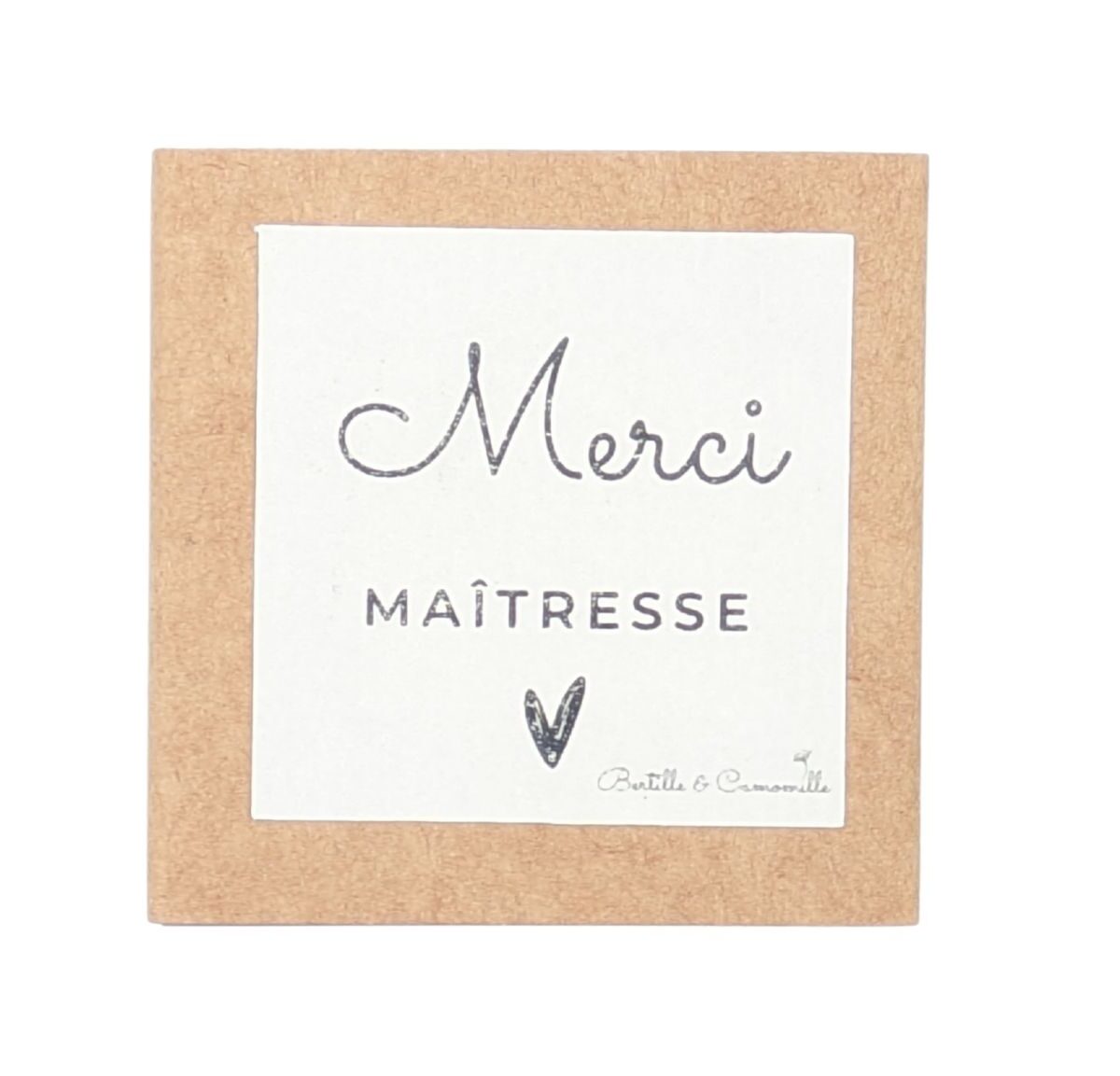 Un mot doux Merci Maîtresse