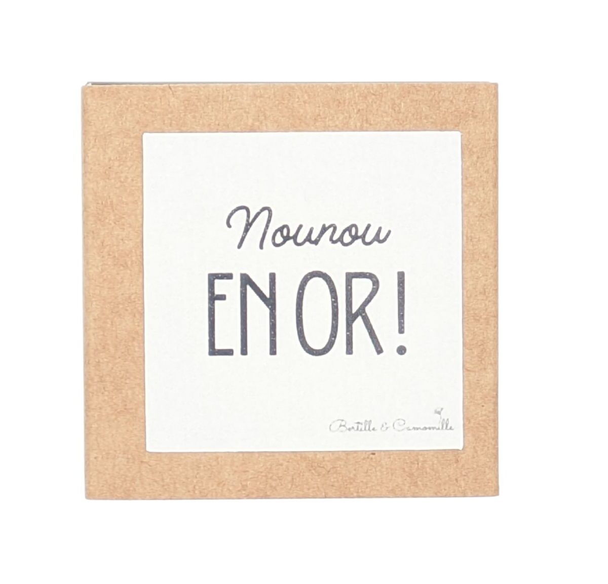 Un mot doux Nounou en Or