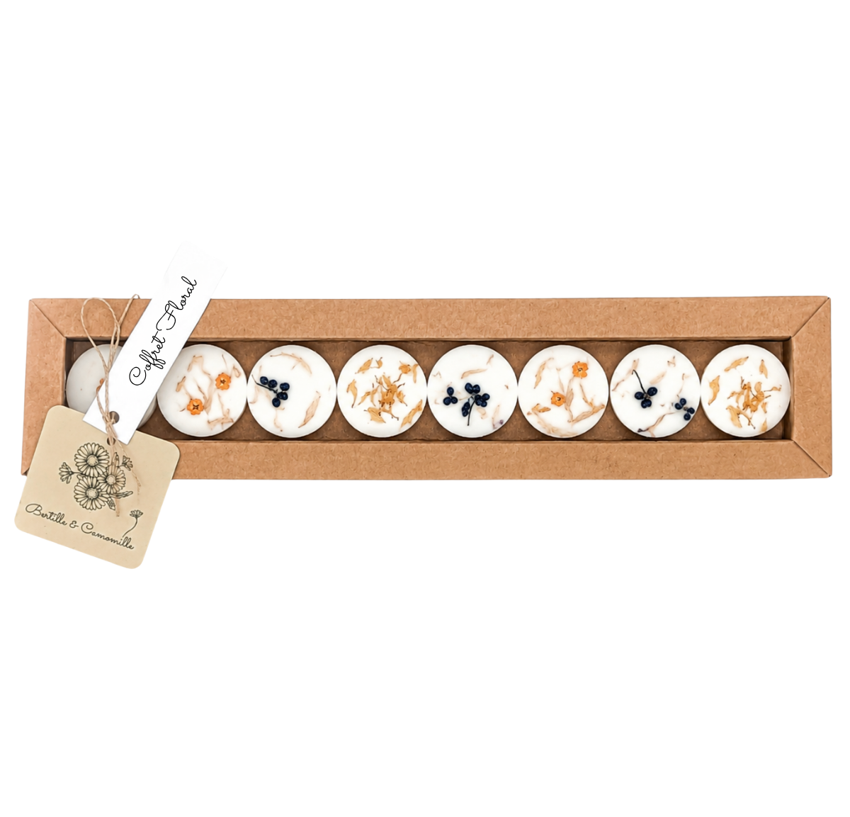 Coffret Fondants assortis floral