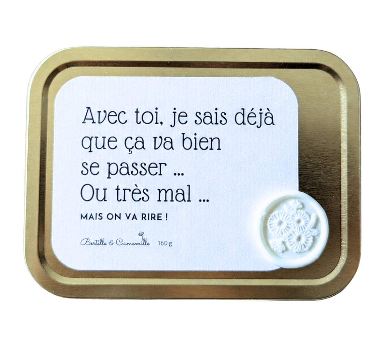 Grand Instant Cacheté Avec toi, je sais déjà