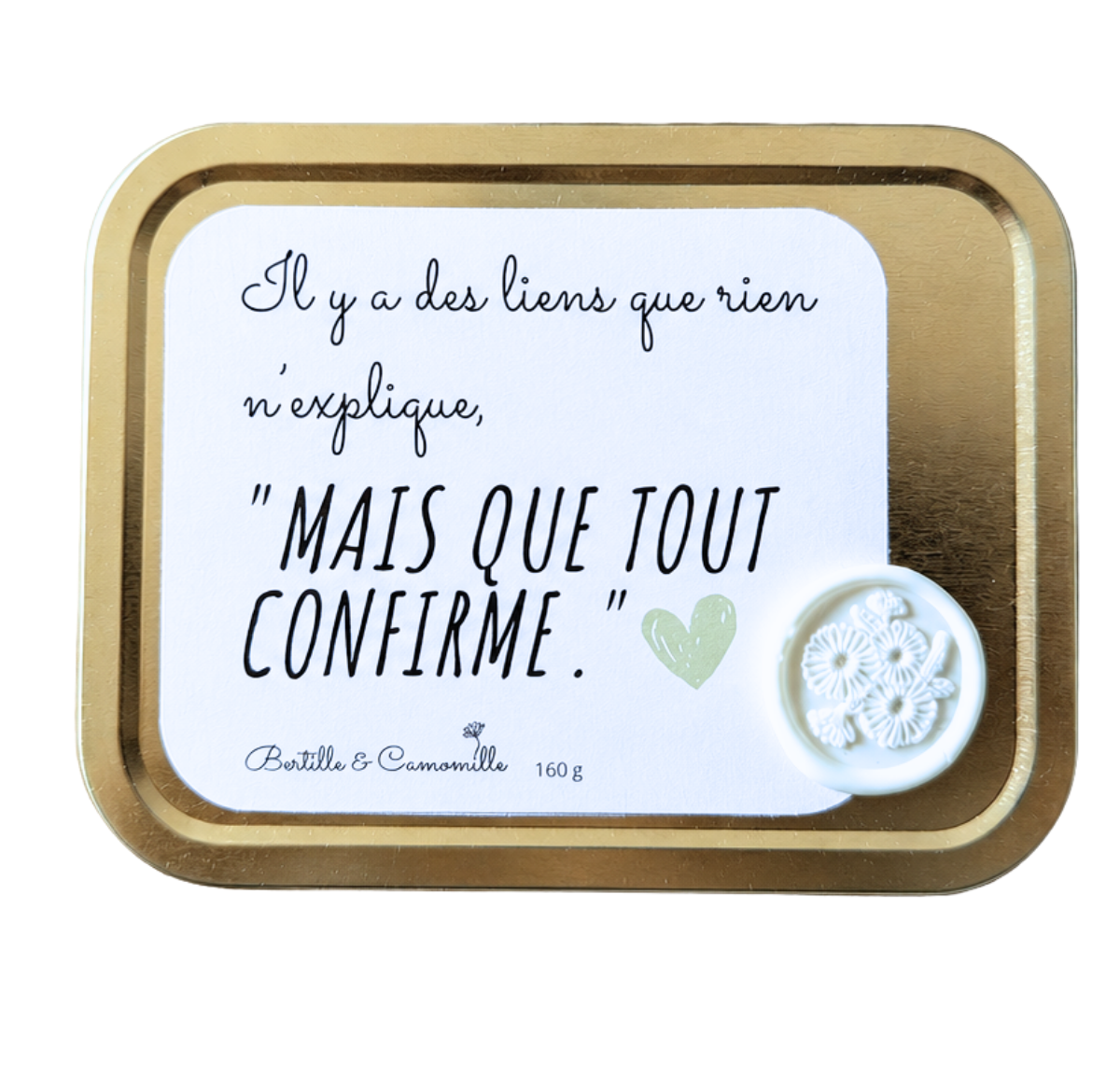 Grand Instant Cacheté Il y a des liens que