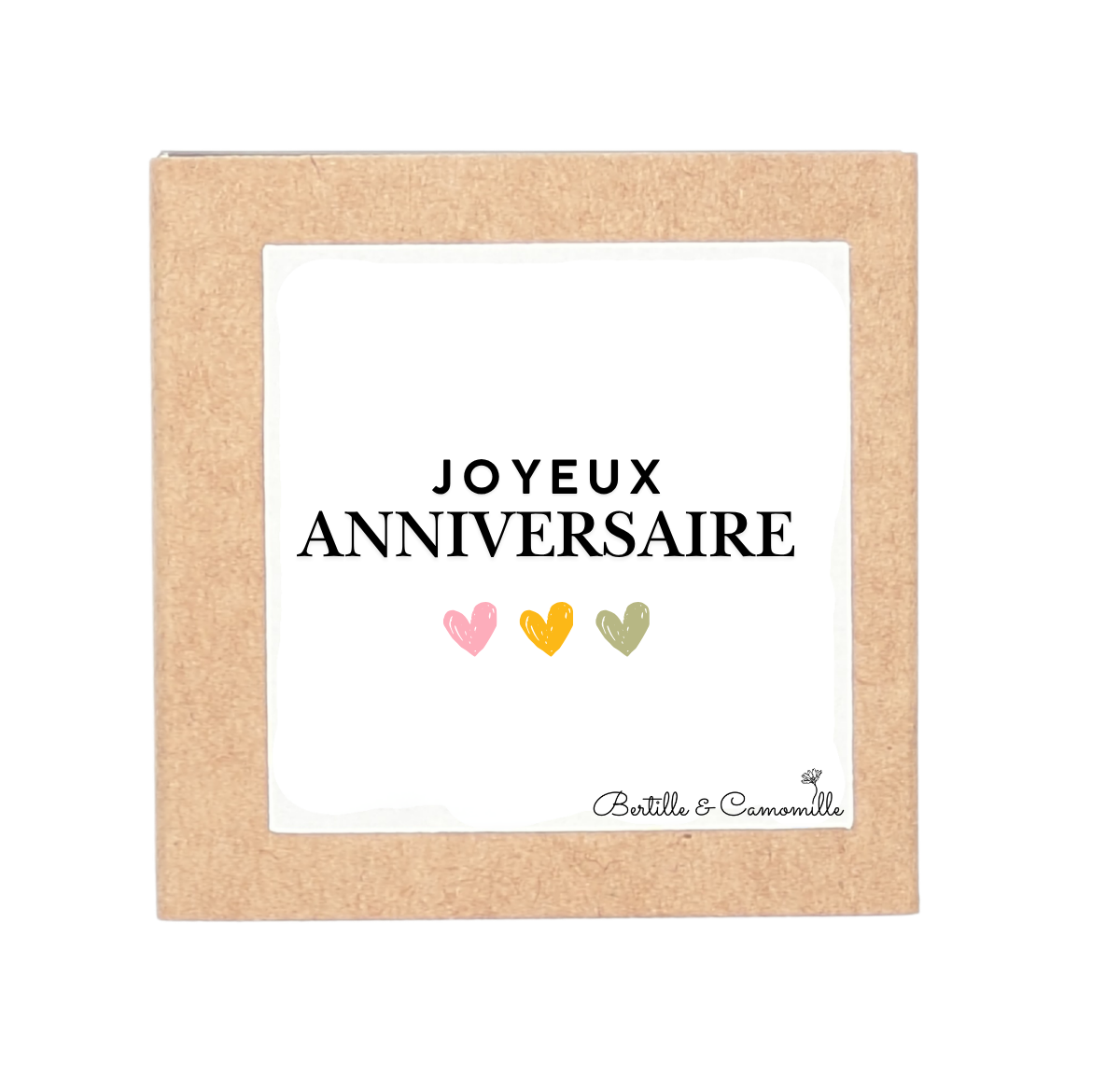 Un mot doux le plâtre parfumé Joyeux Anniversaire